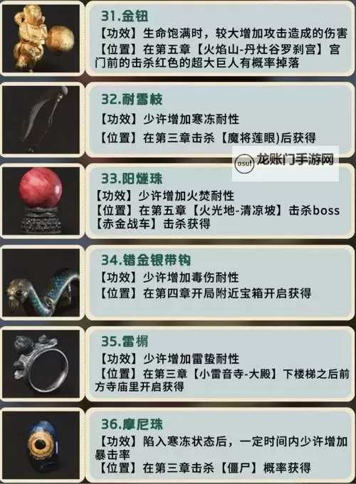 《黑神话悟空》1.13版本新增材料图鉴 12月新增材料获取方法图1