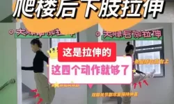 在楼梯上做一上一下的运动：轻松燃脂的健身秘籍